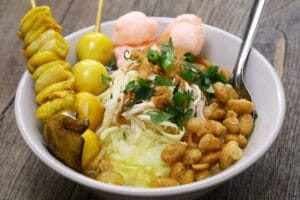 Bubur Ayam an Indonesian Chicken Congee Breakfast Staple Jajandikitid Jajandikitid