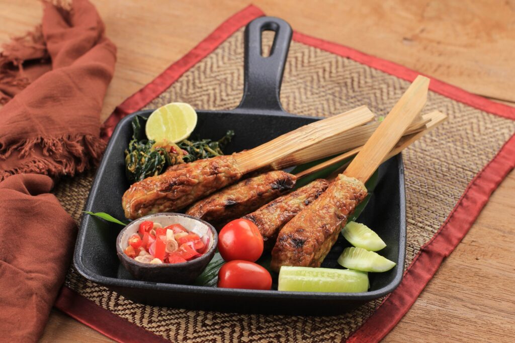 sate lilit kuliner khas bali