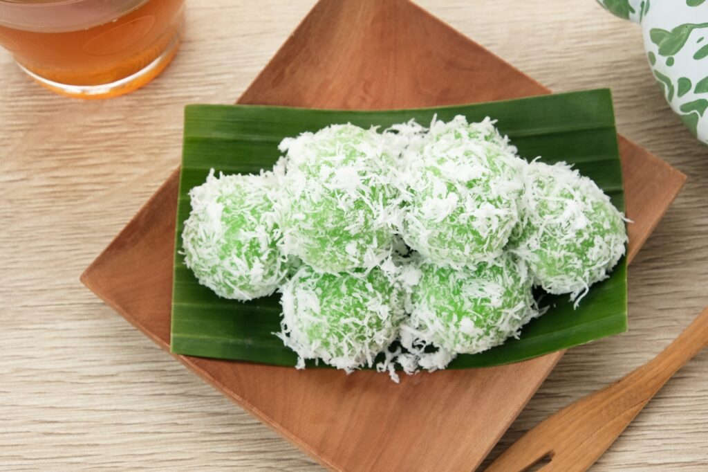 Klepon Indonesian traditional snack jajandikitid Klepon Indonesian traditional snack