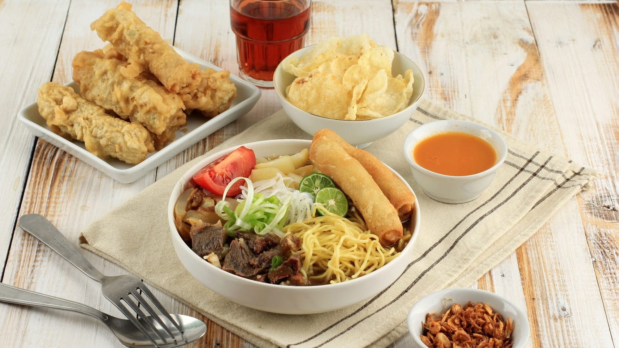 Soto mie bogor indonesian traditional beef noodle soup jajandikitid Soto Mie Bogor makanan khas bogor
